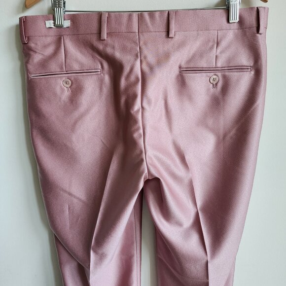 35x30 Pink Pants New Jos A Bank Skinny Fit Trouser Pant Polyester Nwt Mens Size - Picture 17 of 17
